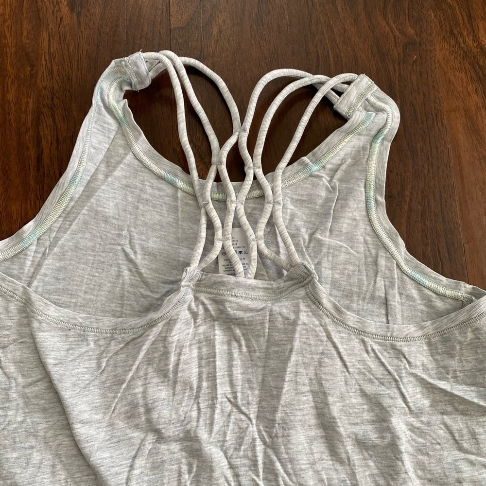Ivivva (lululemon) Quiet Moments Tank Grey 10 - Picture 3 of 5
